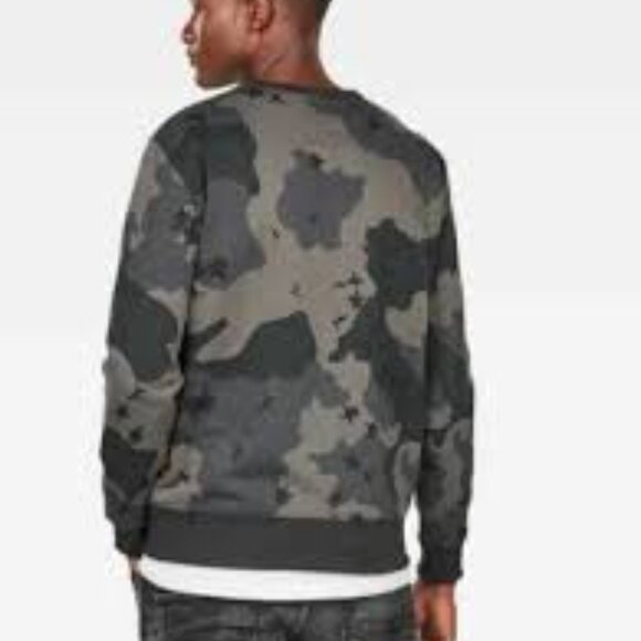 G-Star Raw Men s Ferru Camo Sweatshirt Size L - Picture 10 of 10
